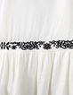 Girls’ off-white shirt with black embroidery-7