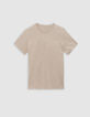 Men’s sand hemp blend DRY FAST T-shirt-6