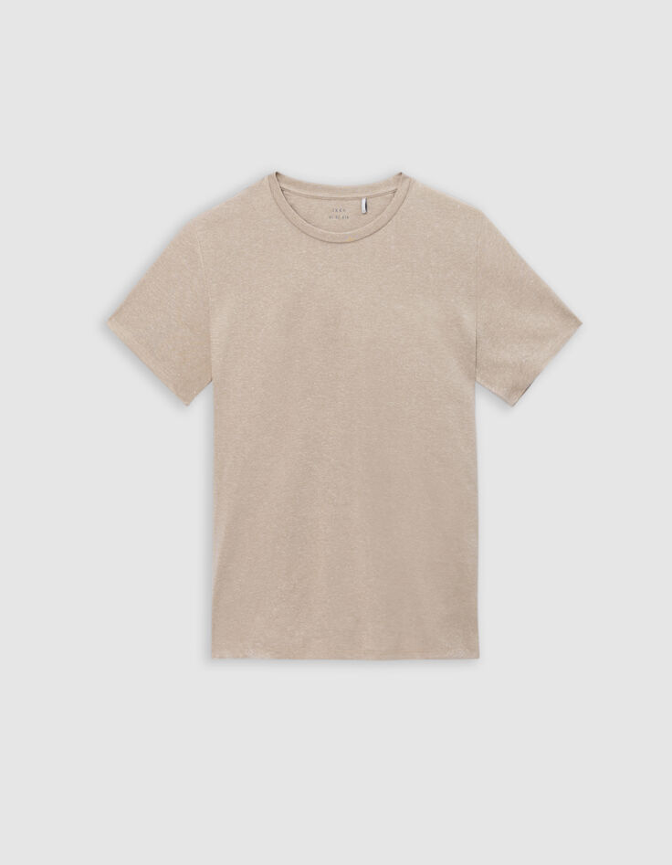 Men’s sand hemp blend DRY FAST T-shirt-6