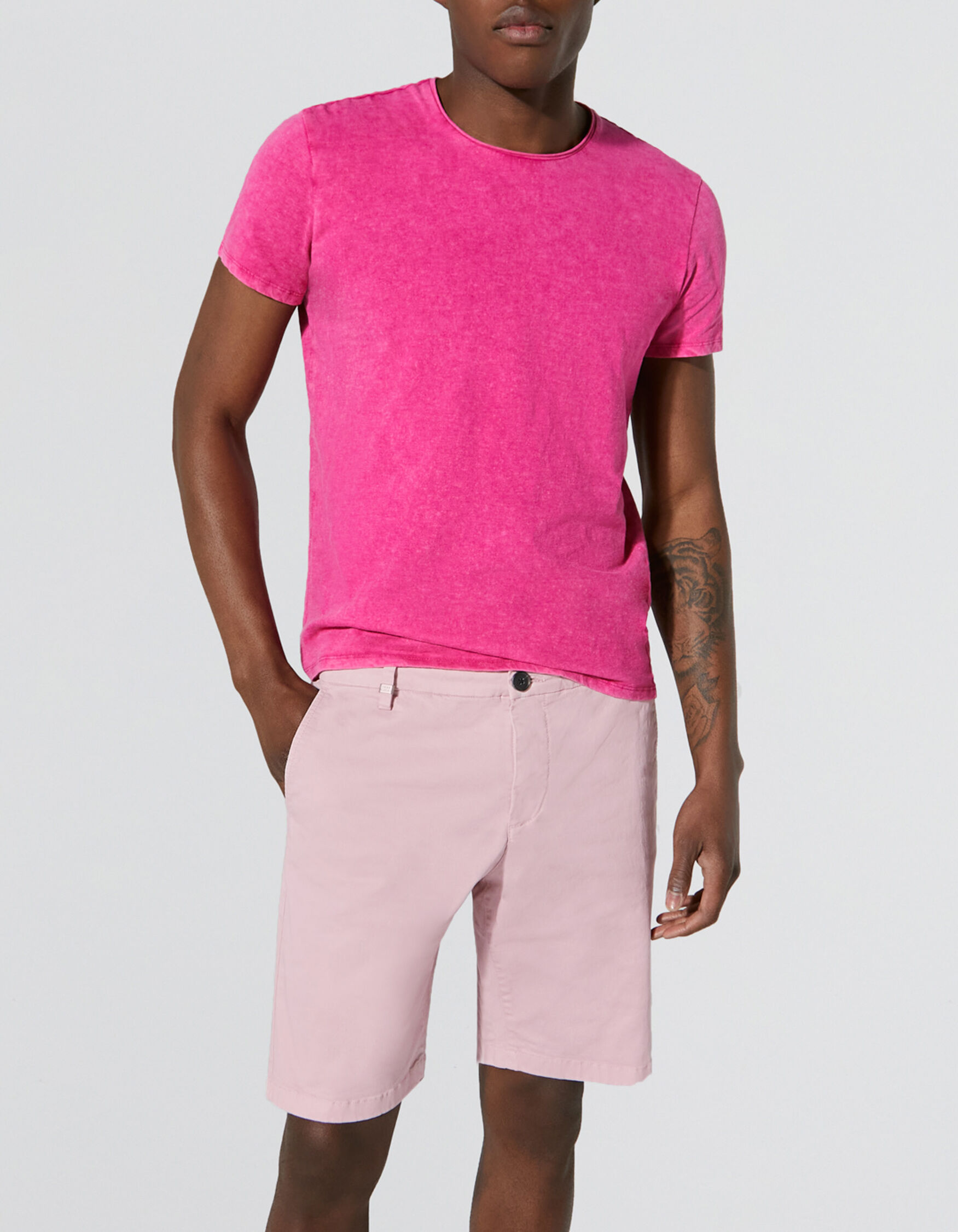 Pink shop short men