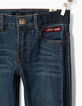 Jean slim stone blue à revers camouflage garçon-4