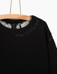 Zwarte 2-in-1-jurk meisjes-6