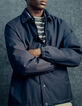 Blouson marine à double col WATERPROOF BREATHABLE Homme-1