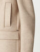 Manteau droit sésame décor broche strass Femme-7