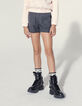 Antracietgrijze short glitters meisjes-1