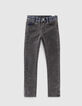 Black Used und blaue Skinny-Jungenjeans -1