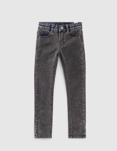 Black used en blauwe skinny jeans voor jongens  - IKKS