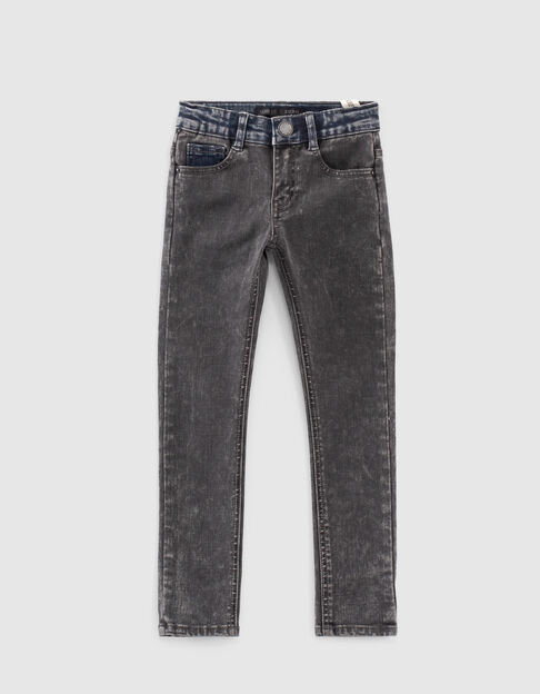 Boys’ used black and blue skinny jeans