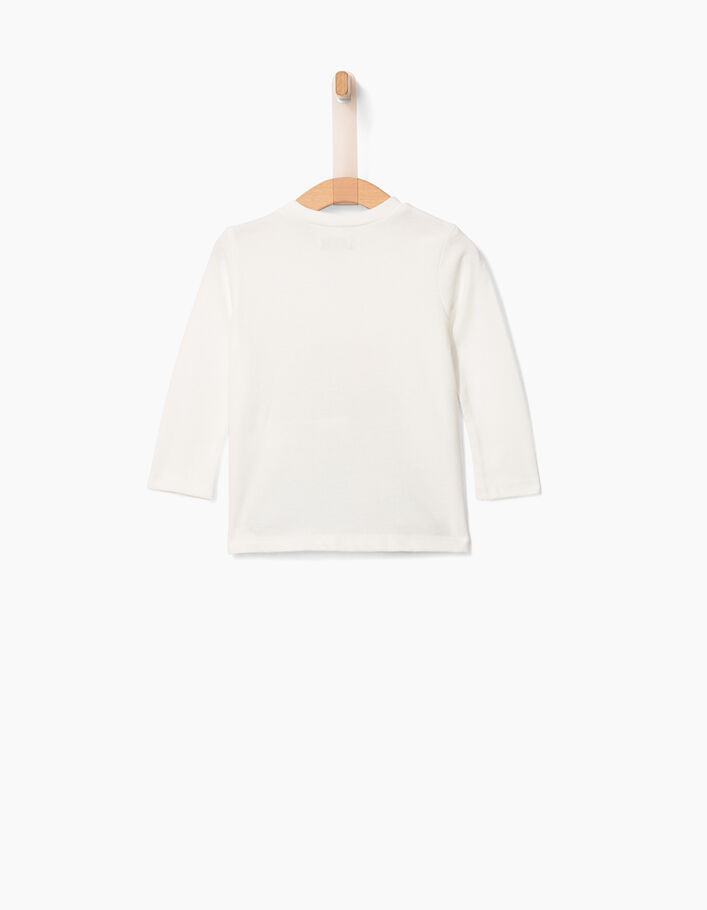 Baby boys' white Tshirt