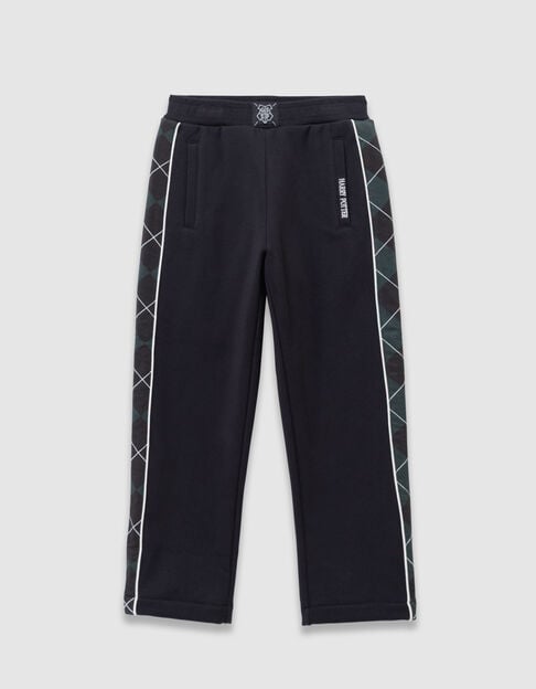 Pantalon vert motif damier c&ocirc;t&eacute;s Harry Potter gar&ccedil;on - IKKS