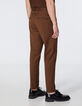Mokka CROPPED kostuumbroek TRAVEL SUIT Heren-3