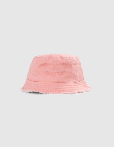 Bob reversible melocotón y crudo niña - IKKS