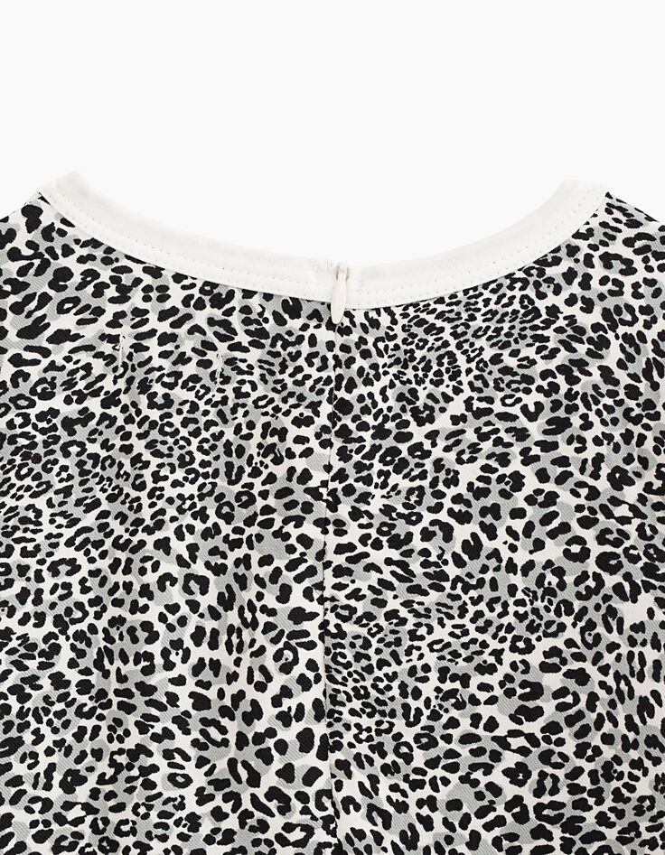 Girls’ off-white Wild Cat leopard print+embroidery T-shirt-5 Girls’ off-white Wild Cat leopard print+embroidery T-shirt-5