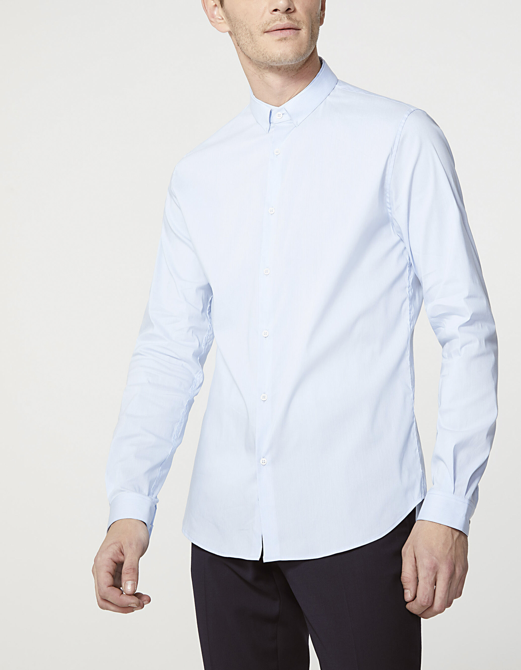 Chemise rayee bleue hot sale