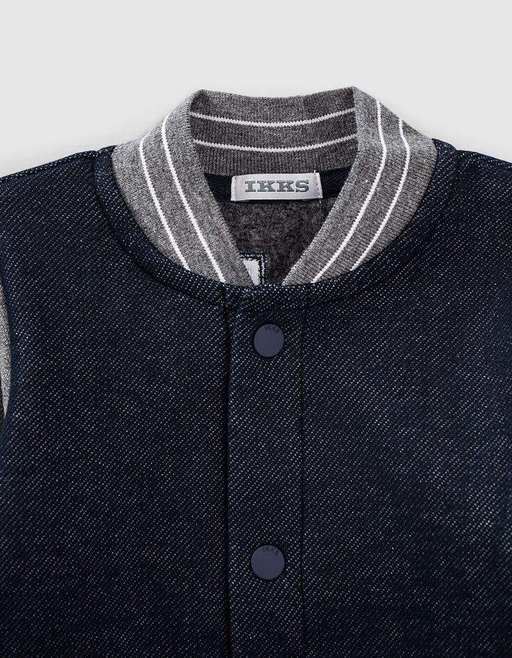 Cardigan navy esprit teddy bébé garçon -3 Cardigan navy esprit teddy bébé garçon -3