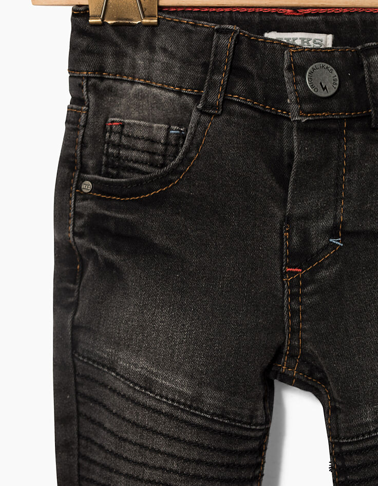 Baby boys' black jeans-3