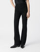 Jean flare noir taille haute Waterless Femme-2