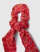 Scrunchie rojo cachemira ni&ntilde;a-2