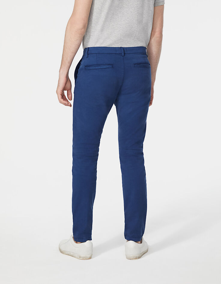Men's blue SLIM chinos-3 Men's blue SLIM chinos-3