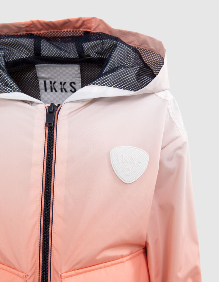 Boys’ neon orange windcheater with deep-dye effect-2