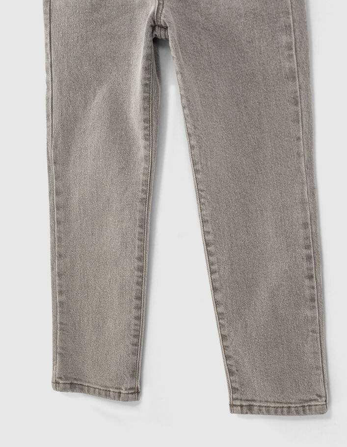 Boys’ bleached grey tapered jeans - IKKS