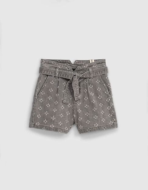 Short Jeans IKKS Way – Taille 14 Ans, Bleu, Occasion Très Bon état