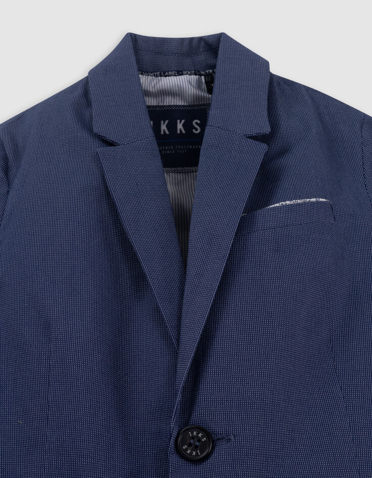 Veste de costume cérémonie marine garçon-3