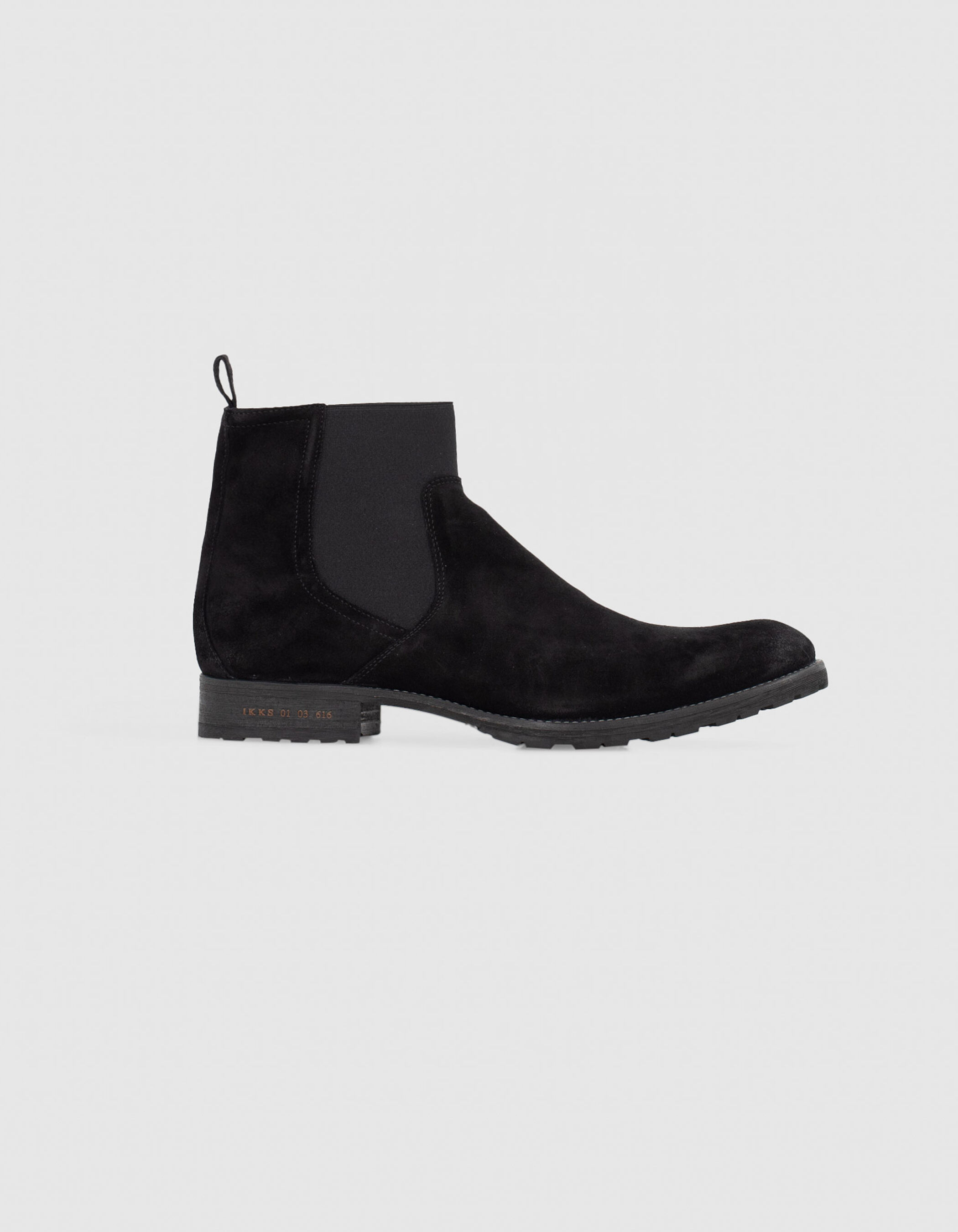 Boots velours noir store