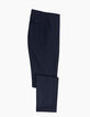 Indigoblauwe kostuumbroek prince-de-galles heren TRAVEL SUIT-2