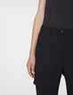 Pantalon crêpe envers satin poches plaquées femme-4