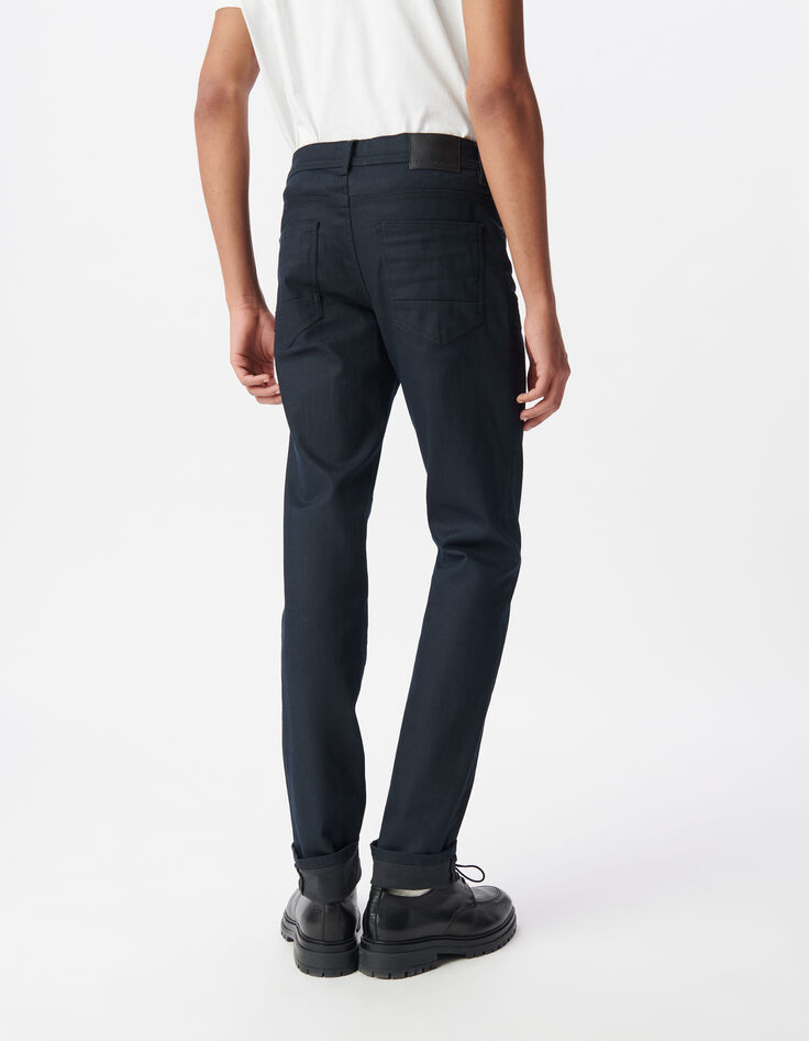 Jean SLIM marine Denim Homme-3