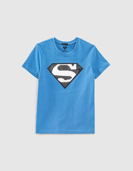 Medium blue T-shirt capsule IKKS - SUPERMAN jongens