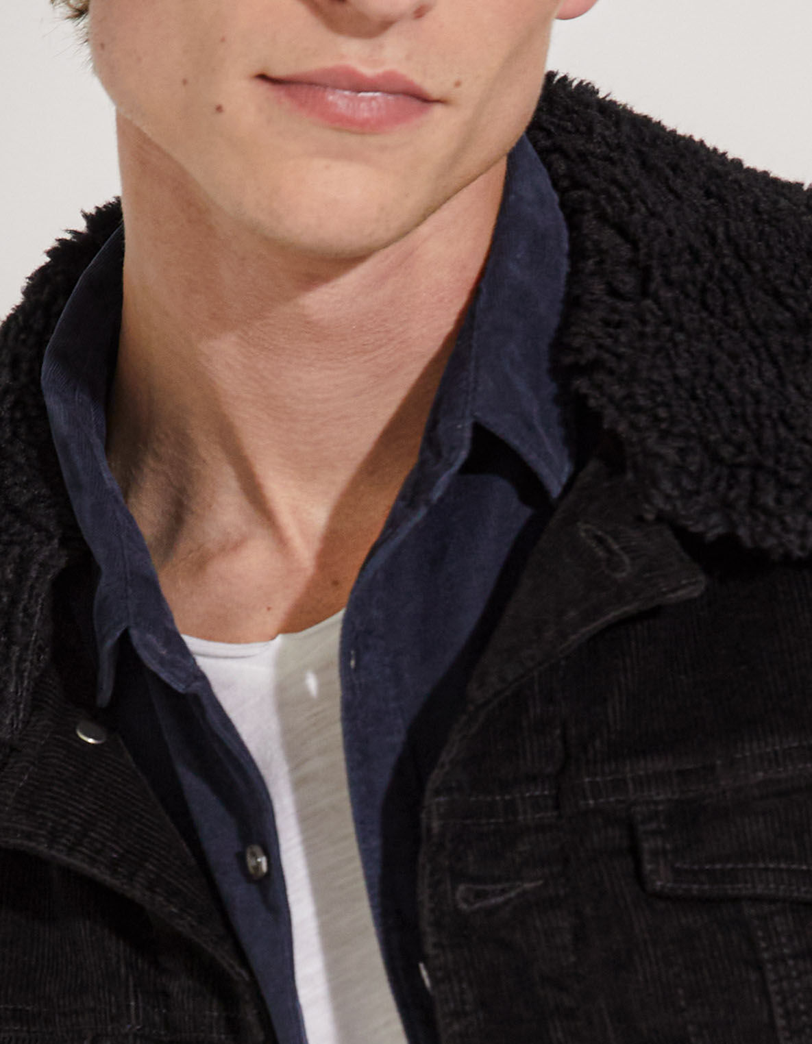 Veste homme sales velours noir