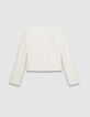 Veste boléro écrue longueur cropped-5