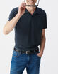 Men&rsquo;s ink organic slub cotton REGULAR polo shirt-2