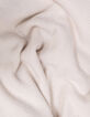 Camiseta beige bordado rosa volantes tul niña-6