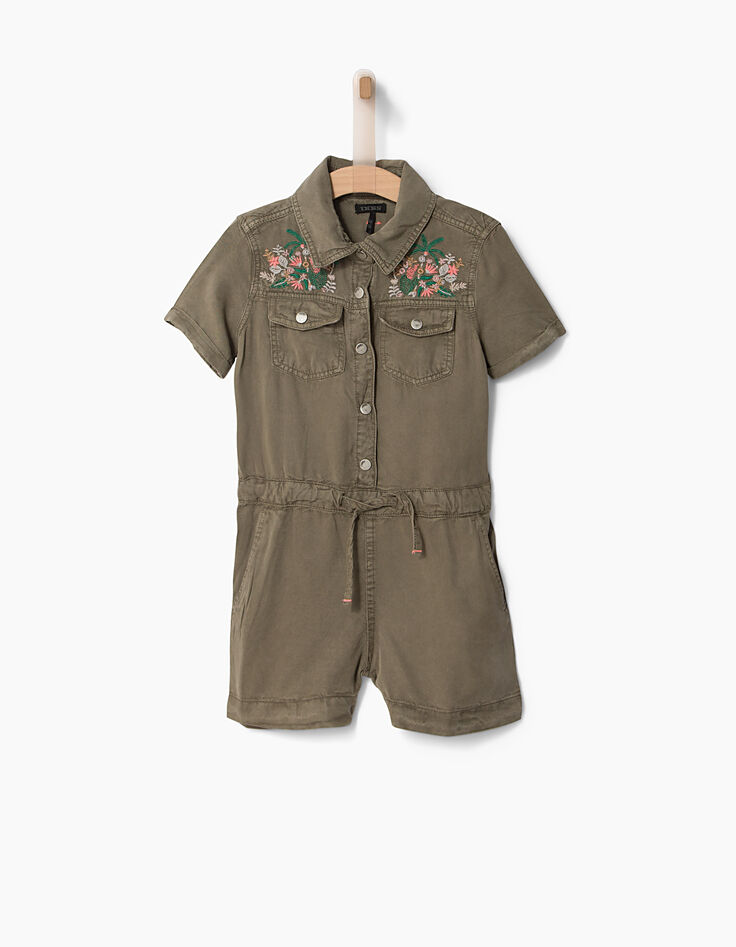Girls' short playsuit-2