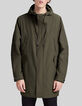 Parka kaki nylon fa&ccedil;on parachute Homme-3