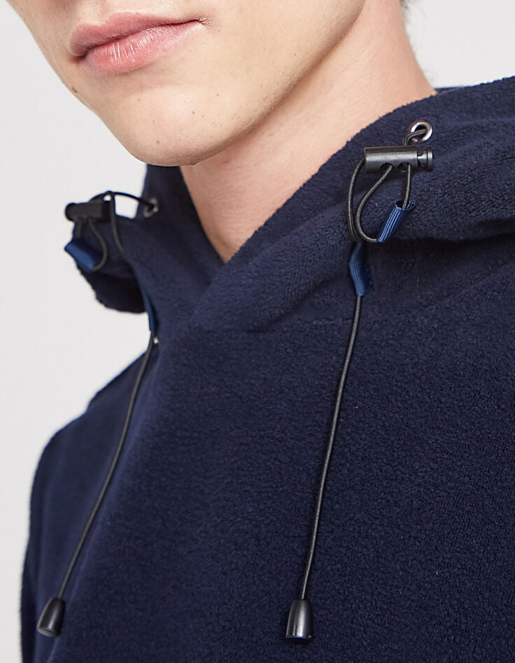 Sweat bleu foncé à capuche URBAN LAB Homme-5 Sweat bleu foncé à capuche URBAN LAB Homme-5
