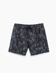 Short de bain marine imprimé palmiers rock Homme-1