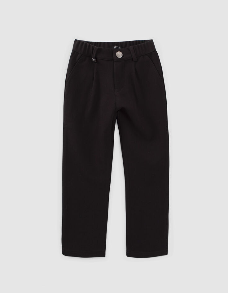 Schwarze Jungen-Chinohose-1