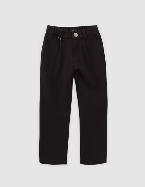 Boys’ black CHINO trousers