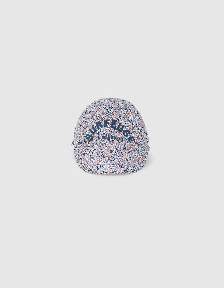 Casquette écrue Ecovero® imprimé micro-fleurs bébé fille -2 Casquette écrue Ecovero® imprimé micro-fleurs bébé fille -2