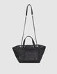 Sac cabas 1440 MEDIUM CROCO matelassé chevron femme-3