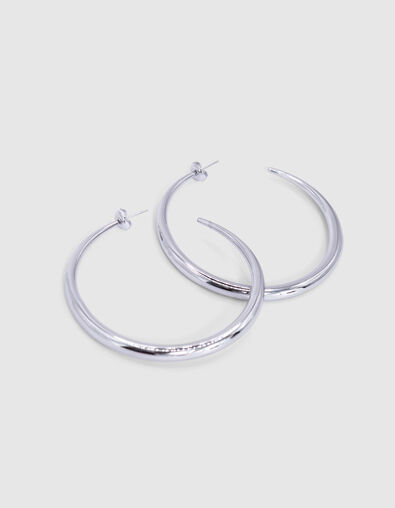 Graue Metall-Ohrringe für Frauen - IKKS