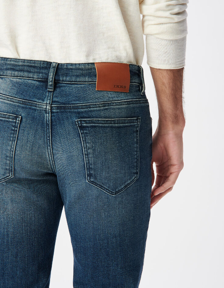 Blauwe slim jeans Bruce Heren-3