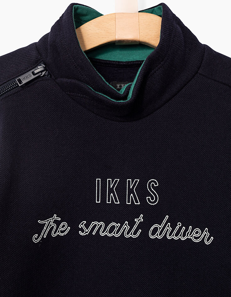 Boys' piqué sweatshirt-5