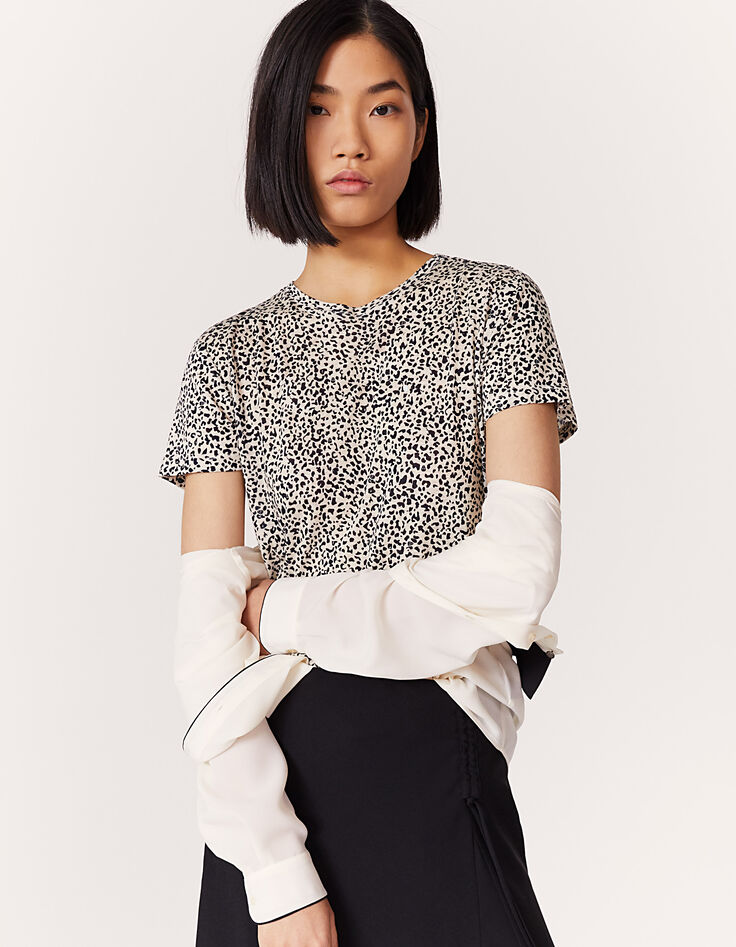 Tee-shirt léopard motif Manifesto femme-6