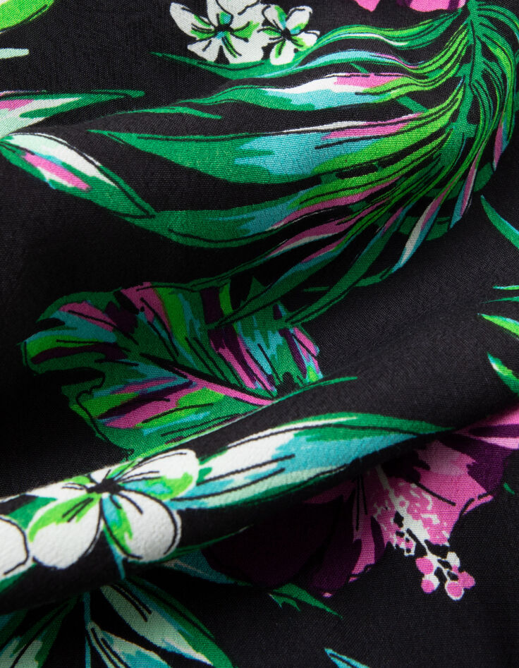 Girls’ black LENZING™ ECOVERO™ tropical trousers-10
