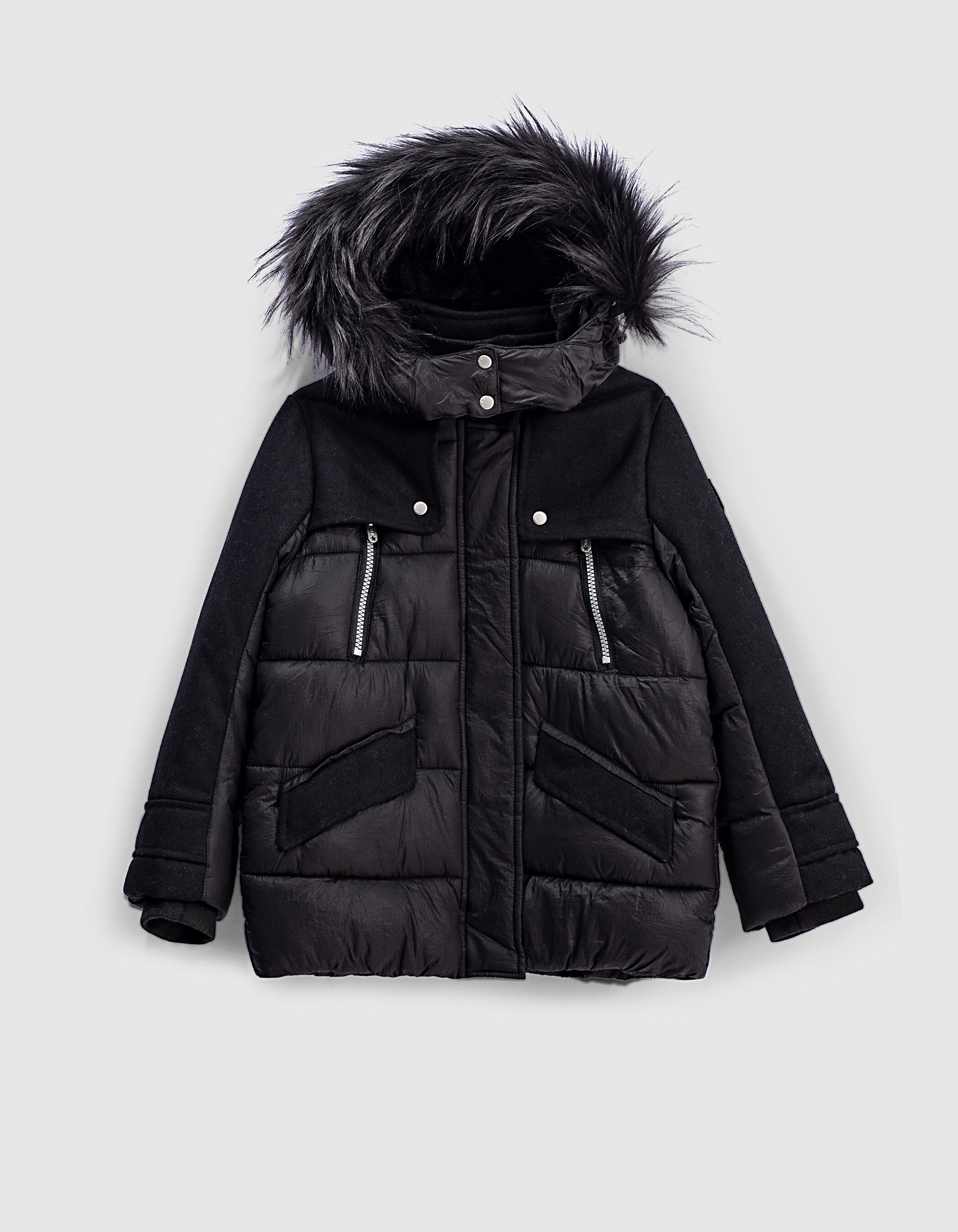Girls hooded parka outlet